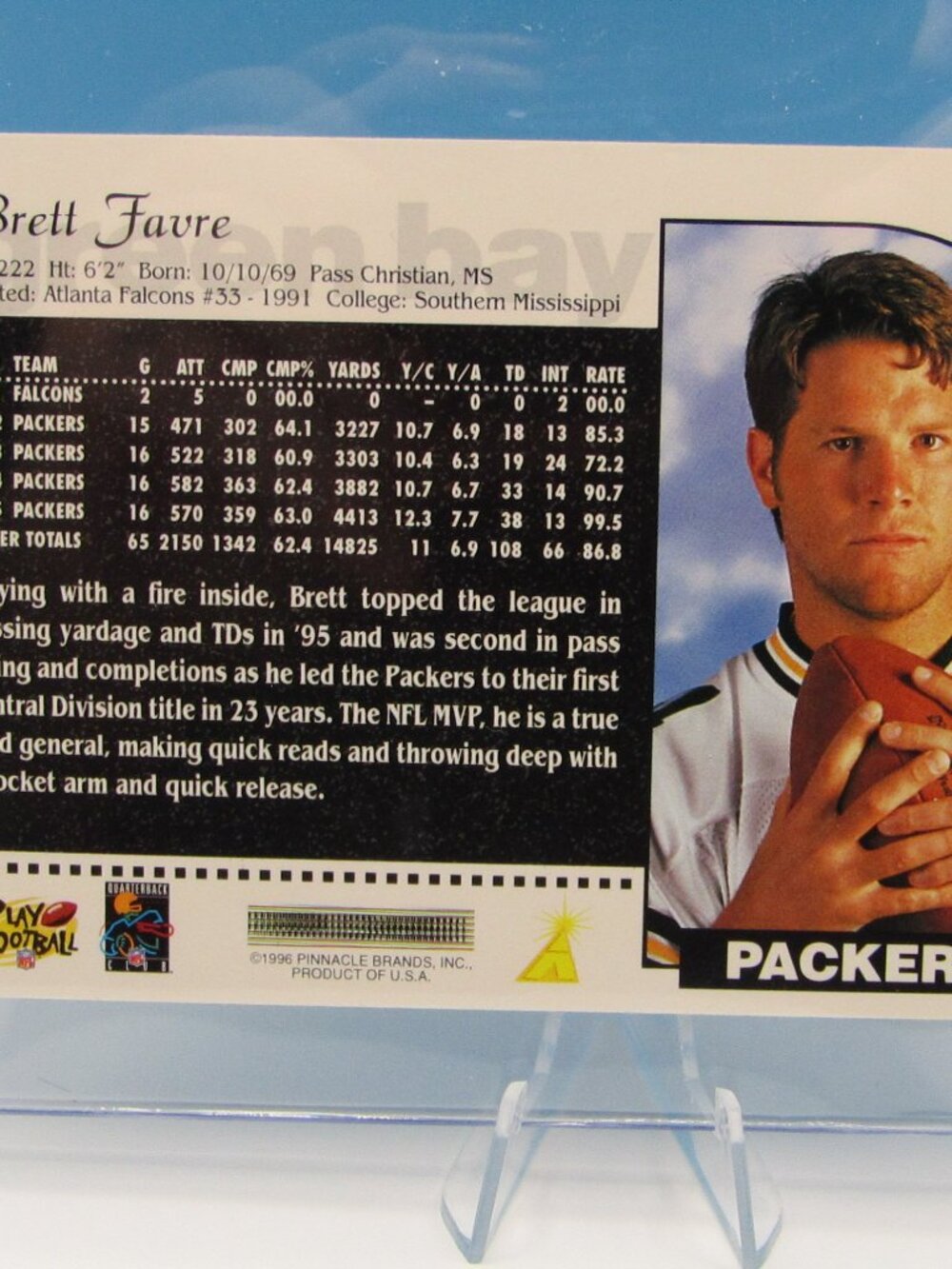 Brett Favre | Green Bay Packers | NFL | 8 Card Set - Picture 16 of 16
